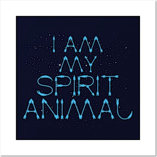 Funny Spirit Animal Motivational Self Esteem Slogan Posters and Art